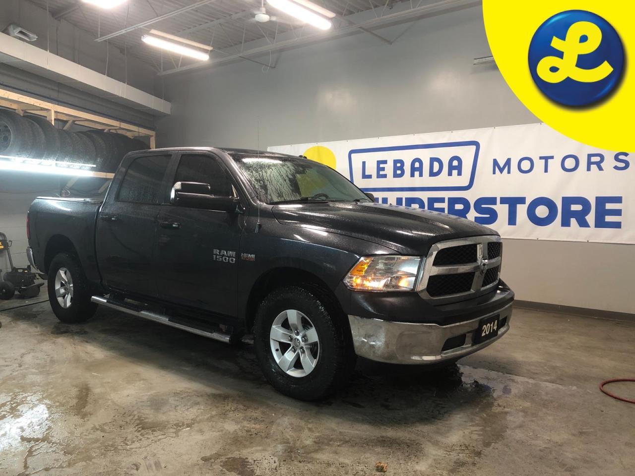 Used 2014 Dodge Ram 1500 4wd Crew Cab Hemi Chrome Side Steps Hard Tonneau Cover Sprayed Bedliner Chrome Front And Rear Bumpers Keyless Entry With Locking Rail