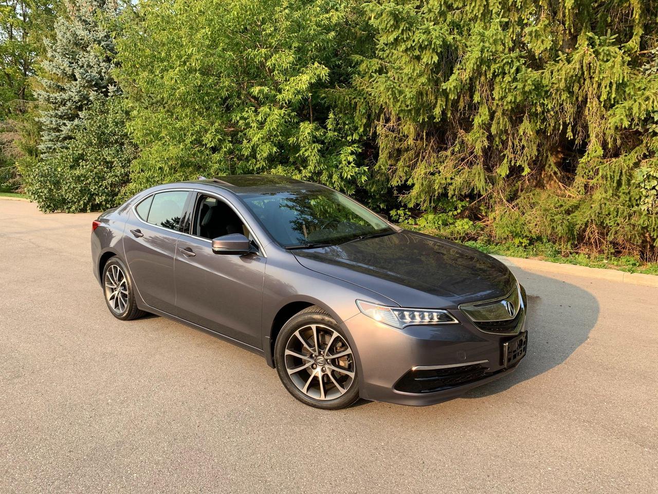 <p><em><strong>YES,​...ONLY 38,133 KMS.!!!!! NOT A MISPRINT!! ABSOLUTELY STUNNING!</strong></em></p><p><em><strong>***BALANCE OF ACURA WARRANTY UNTIL OCTOBER 2022!!</strong></em></p><p>***LOOKS AND DRIVES LIKE NEW!!*** ALMOST NEW!!</p><p>***1 LOCAL MATURE OWNER! - NON SMOKER!&nbsp;</p><p>***NEAR PRISTINE CONDITION!</p><p><em><strong>***NO CLAIMS, OR ACCIDENTS!! - CLEAN VEHICLE HISTORY REPORT!!</strong></em></p><p>&nbsp;</p><p>2017 ACURA TLX V6 SH ALL-WHEEL-DRIVE W/TECHNOLOGY PACKAGE - 6 CYLINDER,​ - AUTO. TRANS., TOP OF THE LINE!! FULLY EQUIPPED - LOADED WITH OPTIONS,​ INCLUDING AUTOMATIC TRANSMISSION,​ 4 WHEEL DRIVE,​ GPS-NAVIGATION, BLIND SPOT MONITORING, CROSS TRAFFIC MONITOR SYSTEM, LANE KEEP ASSIST, FORWARD COLLISON WSRNING, BLUETOOTH, HEATED LEATHER SEATS, ​GPS/NAVIGATION, BACK-UP CAMERA, REMOTE STARTER, POWER GLASS MOON ROOF,​ DUAL AIR CONDITIONING WITH CLIMATE CONTROL (FRONT & REAR),​ PRIXIMITY KEY/PUSH BUTTON START, CRUISE CONTROL,​ FOG LIGHTS,​ ABS, PREMIUM SOUND SYSTEM,​ ALLOY WHEELS,​ PM,​ PS,​ PB,​ PDL - PROXIMITY/KEY LESS ENTRY AND PUSH BUTTON START,​ AND MORE! TO MUCH TO LIST!!&nbsp;</p><p>&nbsp;</p><p>THE FOLLOWING FEATURES LISTED BELOW ARE ALL INCLUDED IN THE SELLING PRICE:&nbsp;</p><p>***VEHICLE HISTORY REPORT- CLEAN REPORT WITH NO CLAIMS!!&nbsp;</p><p>***COMPLETE EXTERIOR / INTERIOR DETAIL (CLEAN-UP) INCLUDING EXTERIOR WAX/POLISH,​ SEATS AND CARPETS SHAMPOO,​ WHEELS POLISHED,​ AND ENGINE DE-GREASE.</p><p>***ALL ORIGINAL MANUALS,​ BOOKS AND 2 KEYS INCLUDED (WITH REMOTE STARTER)!&nbsp;</p><p>HST, LICENCE FEE AND OMVIC FEE ($10.00) ARE EXTRA.&nbsp;</p><p>AT THIS PRICE, This vehicle is being sold &ldquo;as is,&rdquo; unfit, not e-tested and is not represented as being in road worthy condition, mechanically sound or maintained at any guaranteed level of quality. The vehicle may not be fit for use as a means of transportation and may require substantial repairs at the purchasers expense.</p><p>NO OTHER (HIDDEN) FEES EVER!&nbsp;</p><p><span style=text-decoration: underline;><em><strong>PLEASE CALL 416-274-AUTO (2886) TO SCHEDULE AN APPOINTMENT AND TO ENSURE AVAILABILITY.&nbsp;</strong></em></span></p><p><em><strong>RICHSTONE FINE CARS INC.&nbsp;</strong></em></p><p><em><strong>855 ALNESS STREET,​ UNIT 17&nbsp;</strong></em></p><p><em><strong>TORONTO,​ ONTARIO&nbsp;</strong></em></p><p><em><strong>M3J 2X3&nbsp;</strong></em></p><p><em><strong>416-274-AUTO (2886)</strong></em></p><p>&nbsp;</p><p>WE ARE AN OMVIC CERTIFIED (REGISTERED) DEALER AND PROUD MEMBER OF THE UCDA.&nbsp;</p><p>SERVING TORONTO,​ GTA AND CANADA SINCE 2000!!&nbsp;</p><p>WE CAN ALSO ASSIST IN OUT OF PROVINCE PURCHASES,​ AS WELL.&nbsp;</p><p>&nbsp;</p><p><em><strong><span style=text-decoration: underline;>VEHICLE OPTIONS:&nbsp;</span></strong></em></p><p>ONLY 38,133 KMS.!!!!!! 1 LOCAL OWNER!! NO ACCIDENTS OR CLAIMS!!</p><p>GPS / NAVIGATION SYSTEM</p><p>BLIND SPOT MONITORING</p><p>LANE KEEP ASSIST</p><p>REMOTE STARTER</p><p>CROSS TRAFFIC MONITORING</p><p>FORWARD COLLSION WARNING</p><p>ALL-WHEEL-DRIVE&nbsp;</p><p>V6 ENGINE SH (SUPER HANDLING)</p><p>&nbsp;BACK UP /REAR VIEW CAMERA</p><p>POWER GLASS MOON ROOF WITH SUNSHADE</p><p>PREMIUM SOUND SYSTEM WITH CD PLAYER</p><p>Power locks&nbsp;</p><p>Power mirrors&nbsp;</p><p>Heated mirrors</p><p>Power steering&nbsp;</p><p>Power trunk&nbsp;</p><p>Remote key less entry -Proximity key/push button start</p><p>Tilt wheel&nbsp;</p><p>Power windows&nbsp;</p><p>Rear window defroster&nbsp;</p><p>Tinted glass&nbsp;</p><p>Premium audio /CD/ Satellite radio&nbsp;</p><p>PWR. Bucket seats&nbsp;</p><p>Heated seats&nbsp;</p><p>Leather seats&nbsp;</p><p>Memory seats&nbsp;</p><p>Power seats&nbsp;</p><p>Airbag: driver, passenger & side&nbsp;</p><p>Alarm&nbsp;</p><p>Anti-lock brakes&nbsp;</p><p>Backup CAMERA & parking sensors</p><p>Fog lights</p><p>XENON LIGHTS&nbsp;</p><p>Traction control</p><p>Driver Air Bag</p><p>Passenger Air Bag;</p><p>Security System</p><p>Side Air Bag</p><p>Rear Window Defrost</p><p>Air Conditioning</p><p>Cruise Control</p><p>Tilt Steering Wheel</p><p>Child Seat Anchors</p><p>Stability Control</p><p>MP3 Player</p><p>DUAL Climate Control</p><p>STEERING WHEEL AUDIO CONTROLS</p><p>Automatic Headlights</p><p>Tire Pressure Monitor</p><p>Variable Speed Intermittent Wipers</p><p>Remote Trunk Release</p><p>Power Driver Seat</p><p>Rear Head Air Bag</p><p>Integrated Turn Signal Mirrors</p><p>Rear Bench Seat</p><p>Engine Immobilizer</p><p>Transmission w/Dual Shift Mode</p><p>Front Head Air Bag</p><p>Bluetooth Connection</p><p>Heated Front Seat(s)</p><p>Tinted Glass</p><p>Power Passenger Seat</p><p>Power Trunk&nbsp;</p><p>HID Headlights</p><p>Satellite Radio</p><p>Universal Garage Door Opener</p><p>Rear Parking Aid</p><p>Lumbar Support</p><p>Anti-Theft System</p><p>Push Button Start/proximity key/keyless entry</p><p>&nbsp;</p><p><span style=text-decoration: underline;><em><strong>DONT MISS IT!! 1 OF A KIND!</strong></em></span></p>