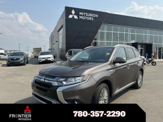 Frontier Mitsubishi offers a huge selection of new Mitsubishi models or quality pre-owned vehicles from other top manufacturers. Our knowledgeable sales staff are always happy to guide you through the process of finding your next vehicle. Free Delivery of Any New or Used Vehicle in Western Canada. Partnered with 13 Lending Institutions to make sure you get the best interest rate and approval possible. Centralized Customer Service Department to ensure you have the help when you need it. This SUV is a superb example of what a tough, work focused vehicle should be. Exceptional towing, acceleration and torque will help you get the job done. Sophistication & understated luxury comes standard on this Mitsubishi Outlander PHEV LE. Well-known by many, the Outlander PHEV has become a household name in the realm of quality and prestige. At home in the country and in the city, this 2020 4WD Mitsubishi Outlander PHEV LE has been wonderfully refined to handle any occasion. Smooth steering, superior acceleration and a supple ride are just a few of its qualities. The Outlander PHEV LE has been lightly driven and there is little to no wear and tear on this vehicle. The care taken on this gently used vehicle is reflective of the 43,008km put on this Mitsubishi. *Every reasonable effort is made to ensure the accuracy of the information listed above. Vehicle pricing, incentives, options (including standard equipment), and technical specifications may not match the exact vehicle displayed. Please confirm with a sales representative the accuracy of this information. **Expires 2023/8/30