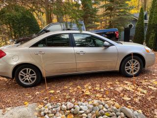 <p>Well after 73 years of driving, my Lovely  Mother In Law at 90 years young has decided to retire from driving,  and she said Billy sell my Car, ok Doreen ., so here we are !!!!   </p><p>2006 Pontiac G6 SE 4 Door  V6 3500, Very Low KMS 107,047  yep thats it, Nonsmoker, rust proofed every year, 4 winter tires on rims, good summer tires, Rims like new no winters, Squeaky clean interior, all power options the vehicle runs and drives perfect, original factory Silver paint ,so here you go a nice older car with very  low km and 3500 V6 Engine.   Serious Inquiries Only Please 905-722-8650  www.billbennettmotors.com  email billbennettmotors@rogers.com Available in Sutton</p>