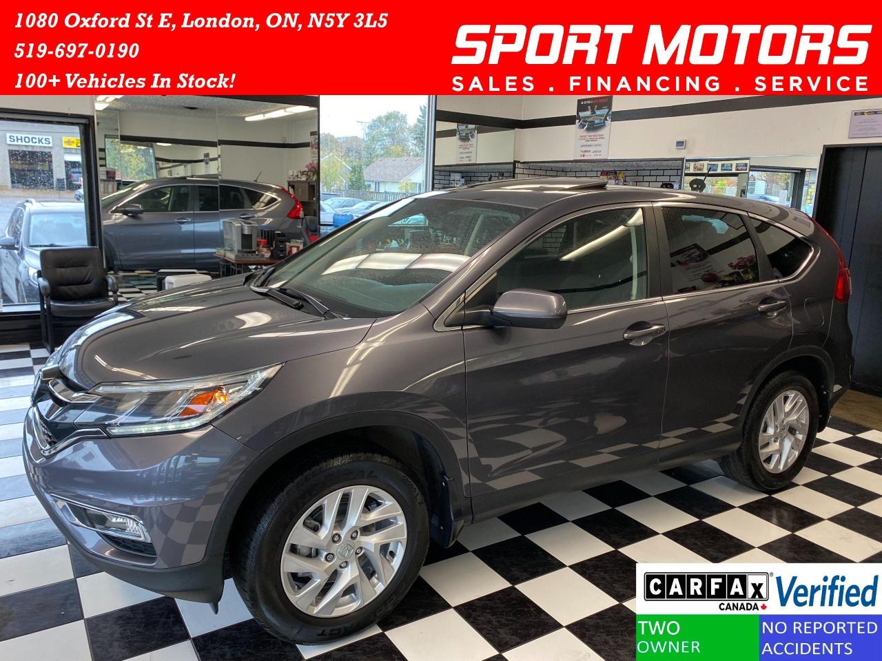 2016 Honda CR-V EX AWD+New Brakes+Sunroof+Camera+ACCIDENT FREE
