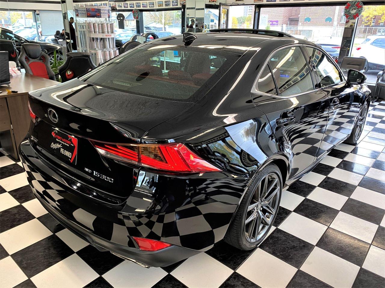 2018 Lexus IS IS300 AWD F SPORT+RedLeather+LaneKeep+ACCIDENT FRE - Photo #4