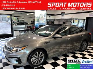 Used 2019 Kia Optima EX Tech+CooledSeats+PanoRoof+Carplay+ACCIDENT FREE for sale in London, ON