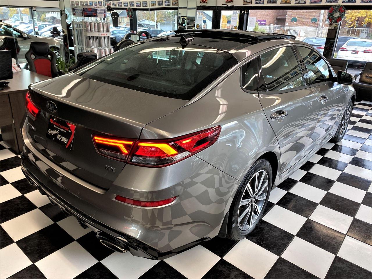 2019 Kia Optima EX Tech+CooledSeats+PanoRoof+Carplay+ACCIDENT FREE - Photo #4