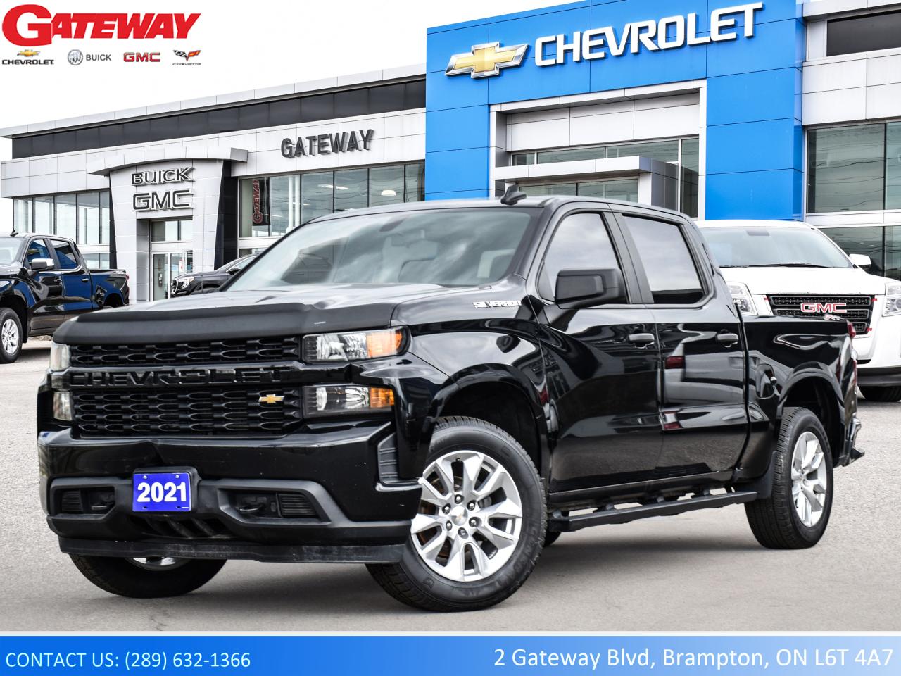 Used 2021 Chevrolet Silverado 1500 Custom / 4X4 / CREW CAB / for sale in Brampton, ON
