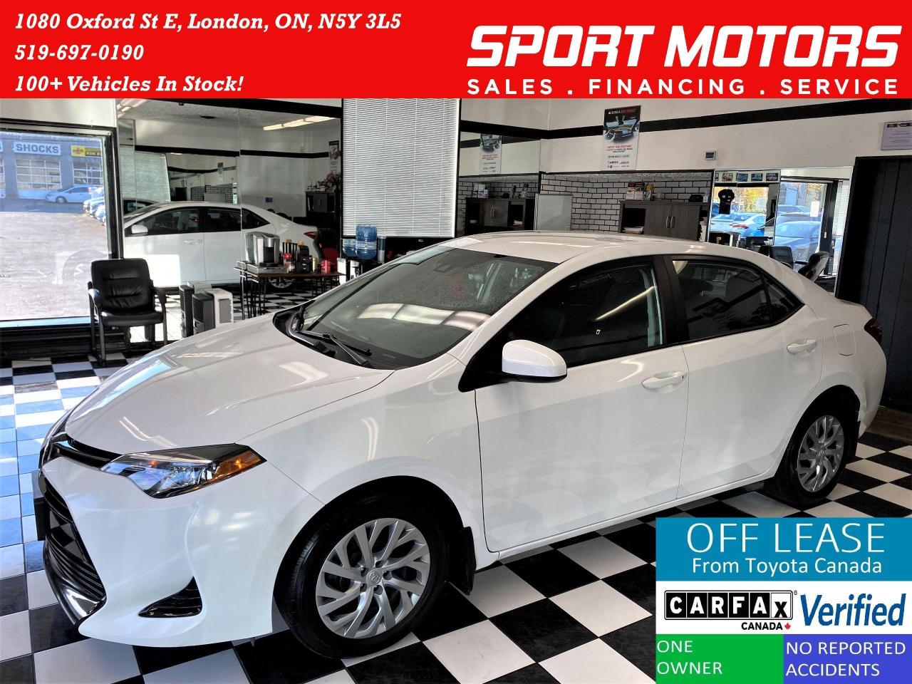 2018 Toyota Corolla LE+Toyota Sense+Adaptive Cruise+A/C+ACCIDENT FREE+
