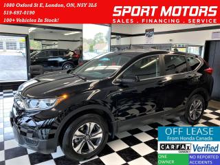 Used 2018 Honda CR-V LX+AWD+Adaptive Cruise+LKA+Camera+Accident Free for sale in London, ON