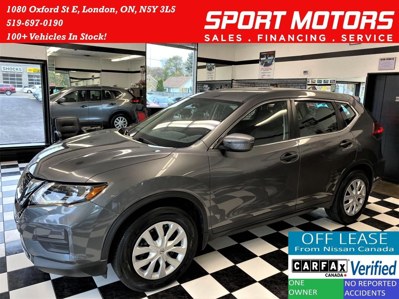 2018 Nissan Rogue S+Apple Play+Blind Spot+Camera+ACCIDENT FREE