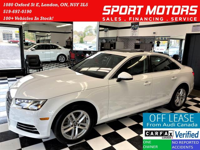 2017 Audi A4 Quattro+Apple Play+Roof+Xenons+ACCIDENT FREE