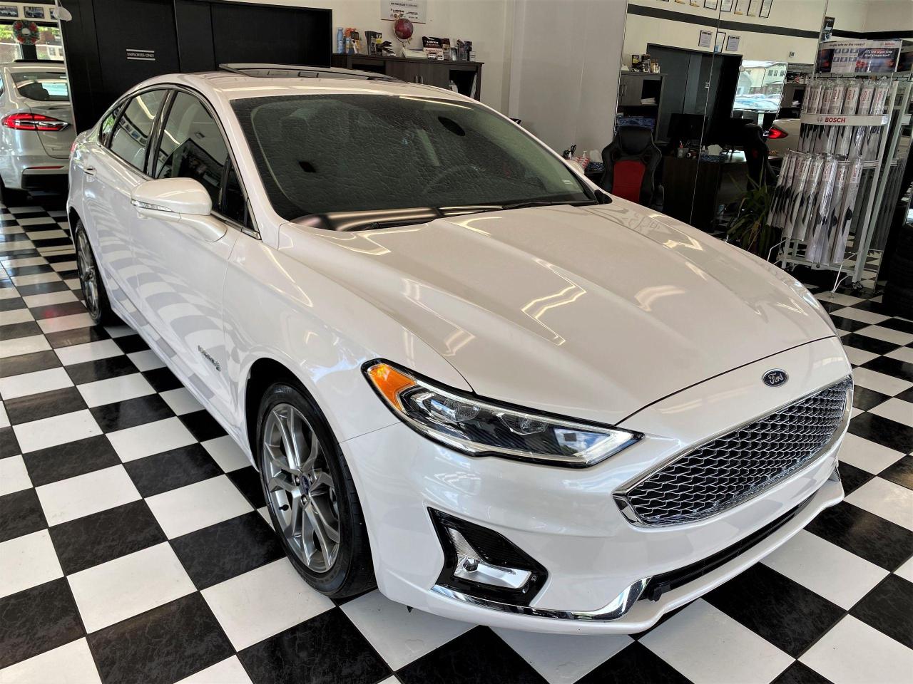 2020 Ford Fusion Hybrid Titanium+GPS+Cooled Seats+Tech PKG+ACCIDENT FREE Photo5