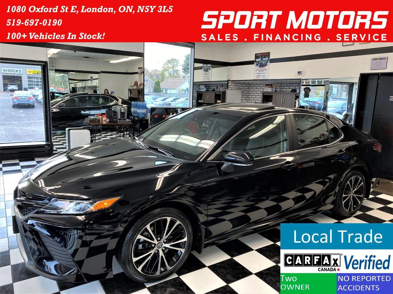 2018 Toyota Camry SE+Sunroof+Camera+Toyota Sense+ACCIDENT FREE
