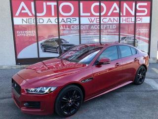 <p>***EASY FINANCE APPROVALS***NO ACCIDENTS***THE 2017 JAGUAR XES CLEAN UNCLUTTERED DESIGN IS ONE OF A KIND! LEATHER-AWD-NAVI-BLUETOOTH-BACK UP CAM AND MORE! THIS VEHICLE IS ELEGANT, COMFORTABLE, STYLISH AND SPORTY ALL IN ONE! HANDSOME, AGGRESSIVE STYLING! FLAWLESS, SMOOTH AND FULL OF LUXURIOUS AMENITIES. MECHANICALLY A+ DEPENDABLE, RELIABLE, COMFORTABLE, CLEAN INSIDE AND OUT. POWERFUL YET FUEL EFFICIENT ENGINE. CLASS LEADING XE HANDLES VERY WELL WHEN DRIVING. LOOK COOL, CLASSY AND DRIVE IN STYLE AT THE SAME TIME! THIS CAR IS TRULY A LOOKER!</p><p> </p><p>****Make this yours today BECAUSE YOU DESERVE IT****</p><p> </p><p>WE HAVE SKILLED AND KNOWLEDGEABLE SALES STAFF WITH MANY YEARS OF EXPERIENCE SATISFYING ALL OUR CUSTOMERS NEEDS. THEYLL WORK WITH YOU TO FIND THE RIGHT VEHICLE AND AT THE RIGHT PRICE YOU CAN AFFORD. WE GUARANTEE YOU WILL HAVE A PLEASANT SHOPPING EXPERIENCE THAT IS FUN, INFORMATIVE, HASSLE FREE AND NEVER HIGH PRESSURED. PLEASE DONT HESITATE TO GIVE US A CALL OR VISIT OUR INDOOR SHOWROOM TODAY! WERE HERE TO SERVE YOU!!</p><p> </p><p>***Financing***</p><p> </p><p>We offer amazing financing options. Our Financing specialists can get you INSTANTLY approved for a car loan with the interest rates as low as 3.99% and $0 down (O.A.C). Additional financing fees may apply. Auto Financing is our specialty. Our experts are proud to say 100% APPLICATIONS ACCEPTED, FINANCE ANY CAR, ANY CREDIT, EVEN NO CREDIT! Its FREE TO APPLY and Our process is fast & easy. We can often get YOU AN approval and deliver your NEW car the SAME DAY.</p><p> </p><p>***Price***</p><p> </p><p>FRONTIER FINE CARS is known to be one of the most competitive dealerships within the Greater Toronto Area providing high quality vehicles at low price points. Prices are subject to change without notice. All prices are price of the vehicle plus HST & Licensing.</p><p> </p><p>***Trade***</p><p> </p><p>Have a trade? Well take it! We offer free appraisals for our valued clients that would like to trade in their old unit in for a new one.</p><p> </p><p>***About us***</p><p> </p><p>Frontier fine cars, offers a huge selection of vehicles in an immaculate INDOOR showroom. Our goal is to provide our customers WITH quality vehicles AT EXCELLENT prices with IMPECCABLE customer service. Not only do we sell vehicles, we always sell peace of mind!</p><p> </p><p>Buy with confidence and call today 1-877-437-6074 or email us to book a test drive now! frontierfinecars@hotmail.com</p><p> </p><p>Located @ 1261 Kennedy Rd Unit a in Scarborough</p><p> </p>