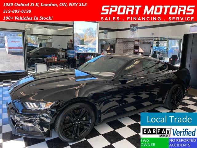 2016 Ford Mustang EcoBoost Premium+Red Leather+Accident Free