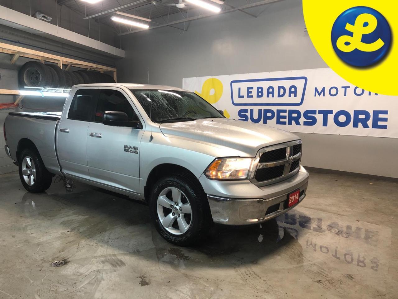 Used 2014 Ram 1500 Slt 4wd Quad Cab 3 6l V6 6 Passenger Tonneau Cover Line X Bed Liner 98 4 L Fuel Tank Towing Equipment Inc Trailer