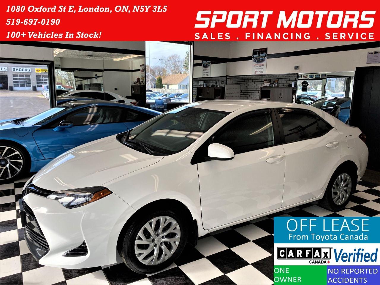 2018 Toyota Corolla LE+Toyota Sense+Adaptive Cruise+A/C+ACCIDENT FREE