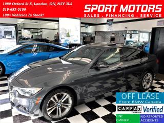 Used 2016 BMW 4 Series 428i xDrive GranCoupe TECH+BlindSpot+ACCIDENT FREE for sale in London, ON
