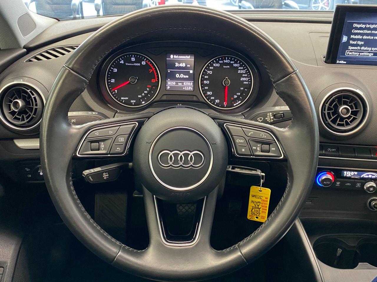 2017 Audi A3 TFSI S-Tronic+Pano Roof+Apple Play+ACCIDENT FREE Photo9