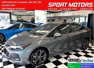 Used 2019 Chevrolet Cruze LT+Sunroof+Apple Play+New Tires+ACCIDENT FREE for sale in London, ON