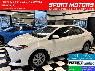 Used 2017 Toyota Corolla LE+Toyota Sense+New Tires+Lane Keep+ACCIDENT FREE for sale in London, ON