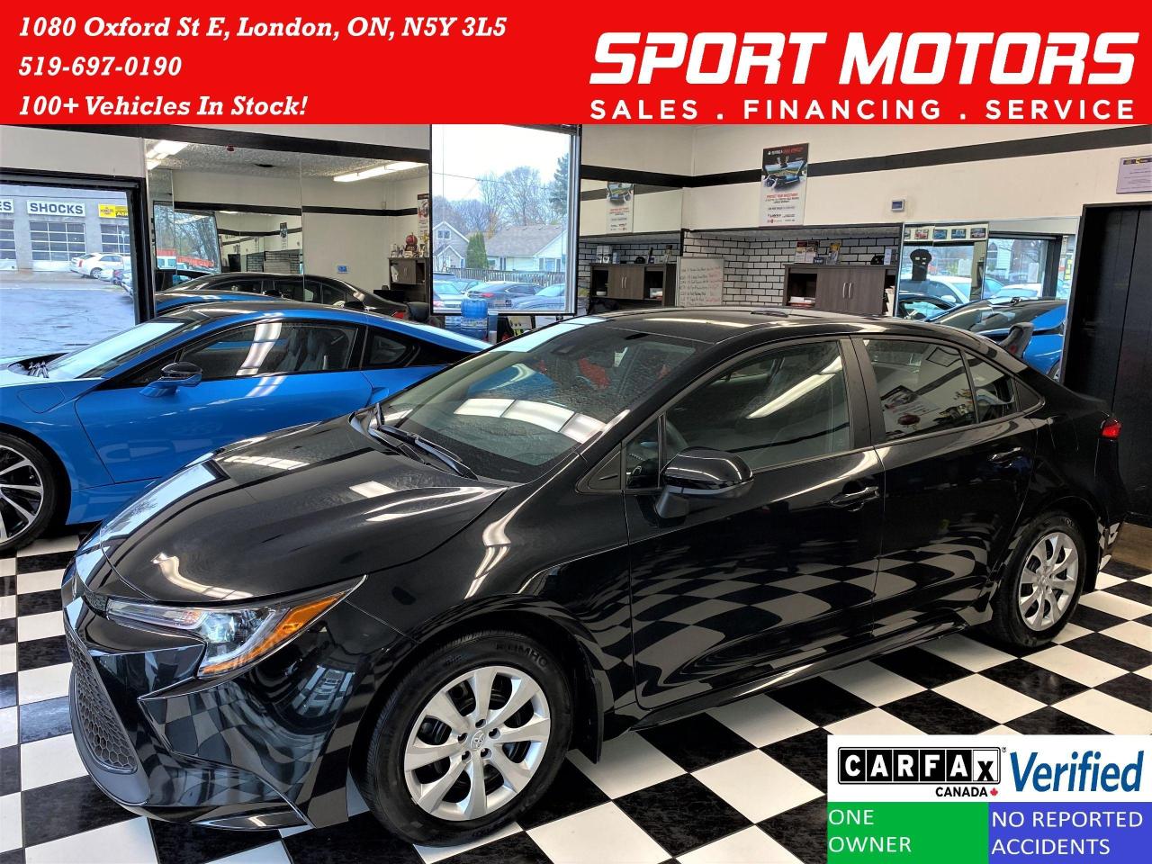 2020 Toyota Corolla LE+Toyota Sense+Apple Play+Camere+ACCIDENT FREE