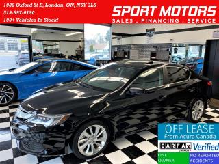 Used 2017 Acura ILX Premium+Camera+TECH+Lane Keep+BSM+ACCIDENT FREE for sale in London, ON