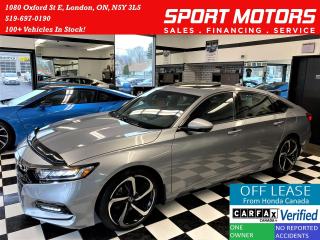Used 2018 Honda Accord Sport+ApplePlay+Lane Keep+Camera+ACCIDENT FREE for sale in London, ON