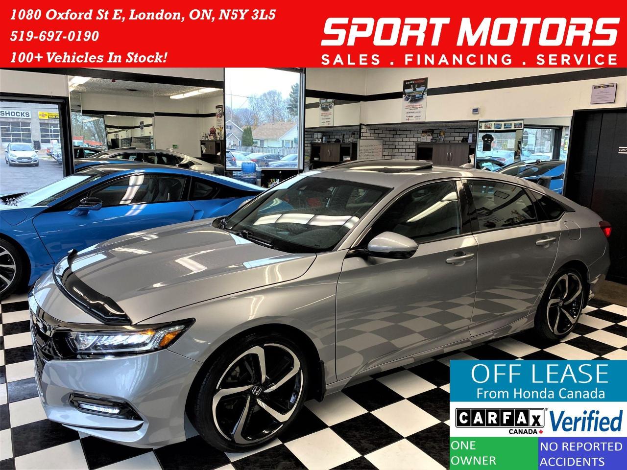 2018 Honda Accord Sport+ApplePlay+Lane Keep+Camera+ACCIDENT FREE - Photo #1