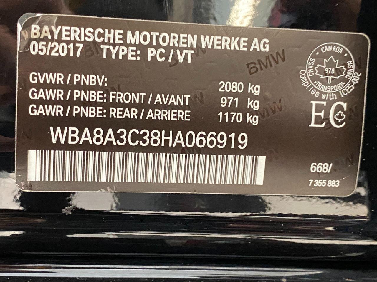 2017 BMW 3 Series 320i xDrive+GPS+Sunroof+Heated Seats+ACCIDENT FREE - Photo #43
