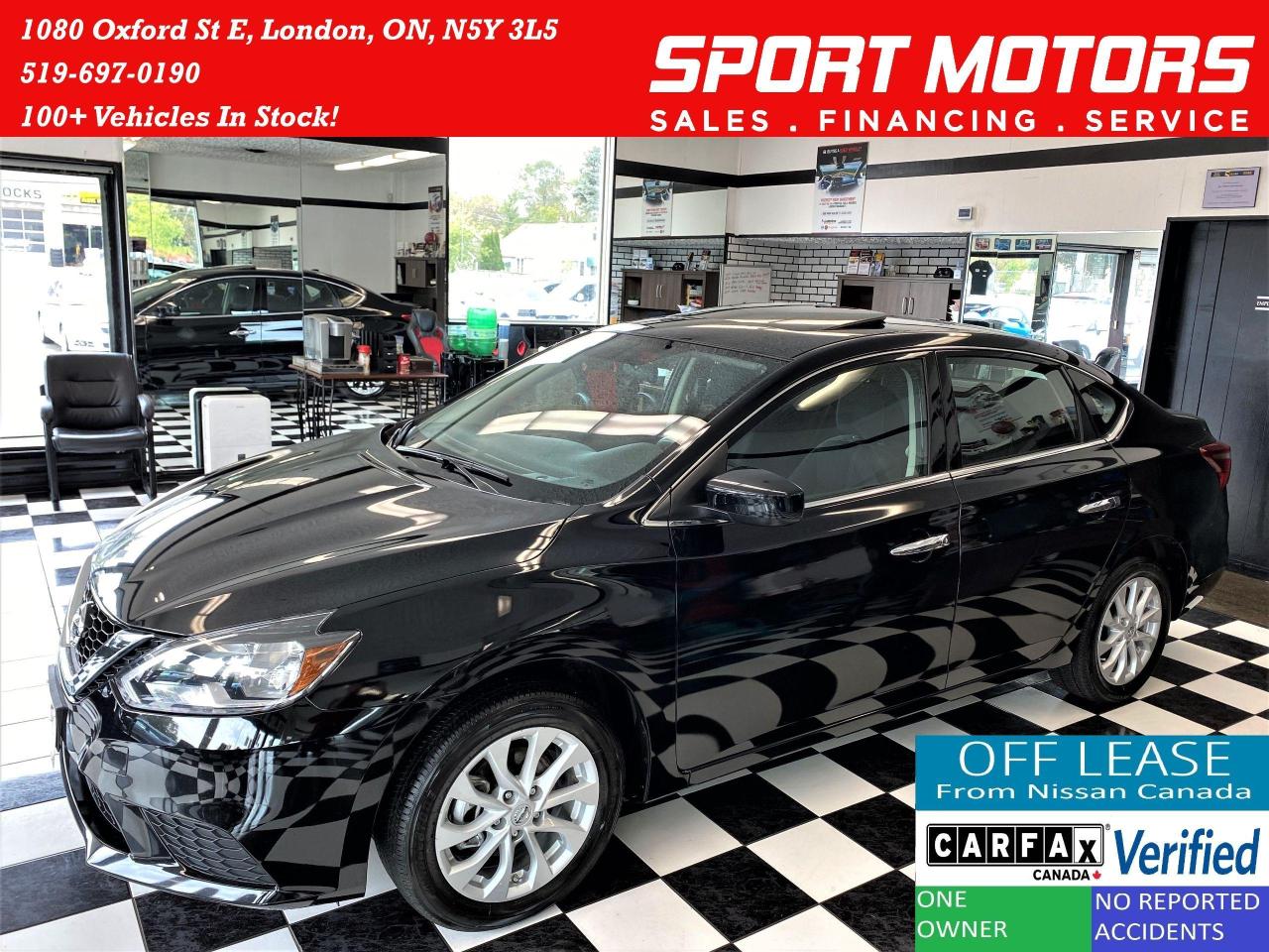 2016 Nissan Sentra SV+Sunroof+Alloys+Camera+HeatedSeats+ACCIDENT FREE