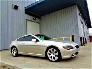 Used 2005 BMW 6 Series 2dr 645Ci Cpe-4.4L V8-WITH AFTERMARKET EXHAUSE-ONE OWNER for sale in Edmonton, AB