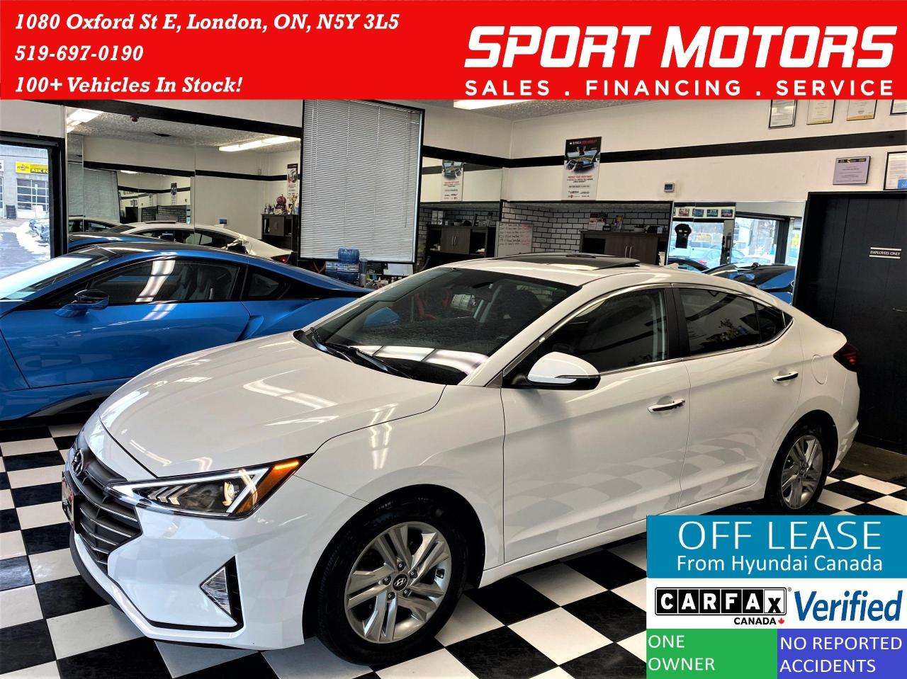 2019 Hyundai Elantra Preferred W/Sun & Safety PKG+Sunroof+ACCIDENT FREE