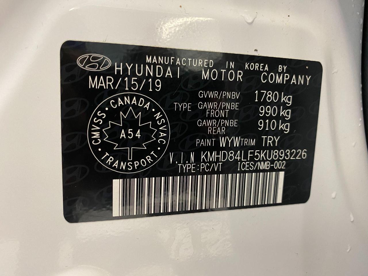 2019 Hyundai Elantra Preferred W/Sun & Safety PKG+Sunroof+ACCIDENT FREE - Photo #42