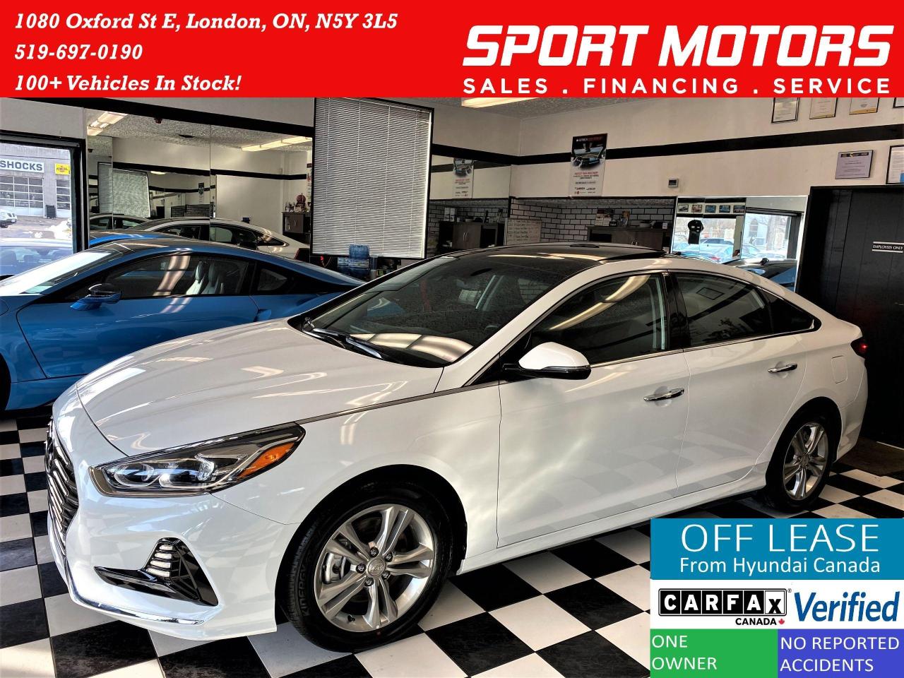 Used 2019 Hyundai Sonata Luxury+AdaptiveCruise+ApplePlay+Roof+ACCIDENT FREE for sale in London, ON