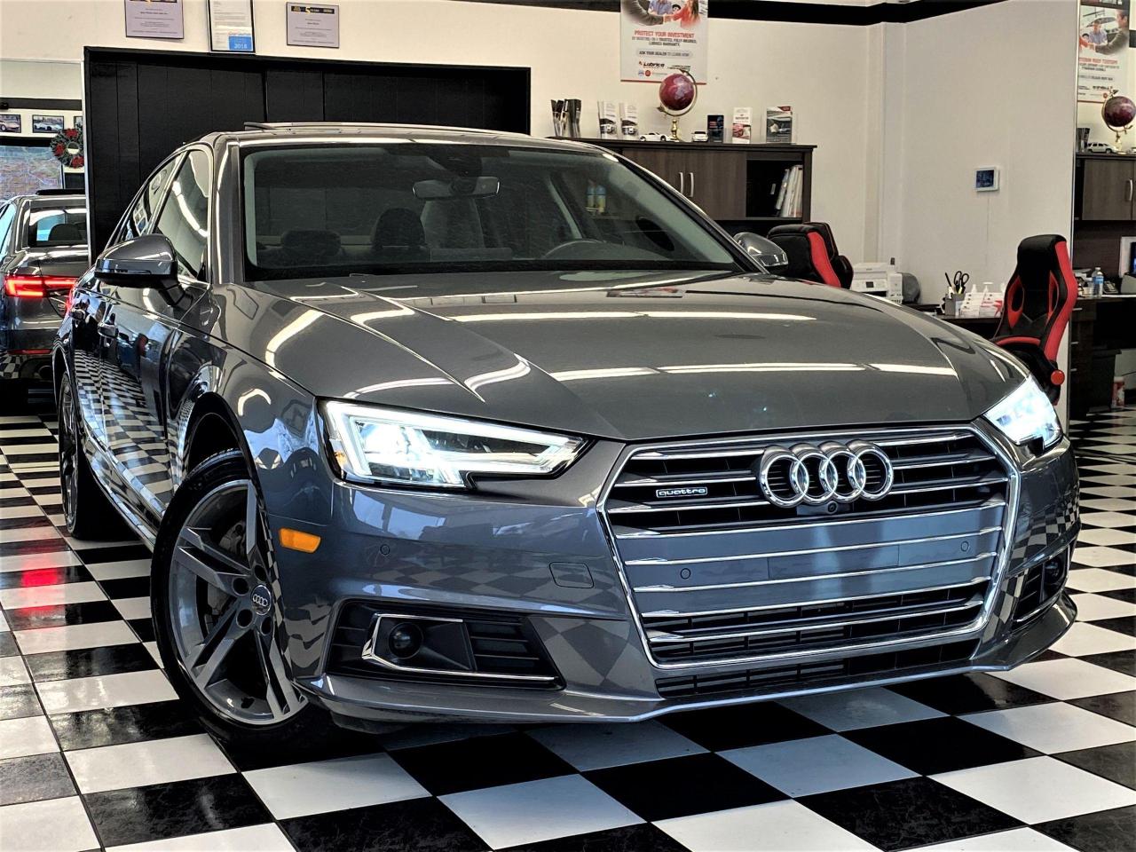 2017 Audi A4 Technik Quattro+Adaptive Cruise+ACCIDENT FREE Photo90