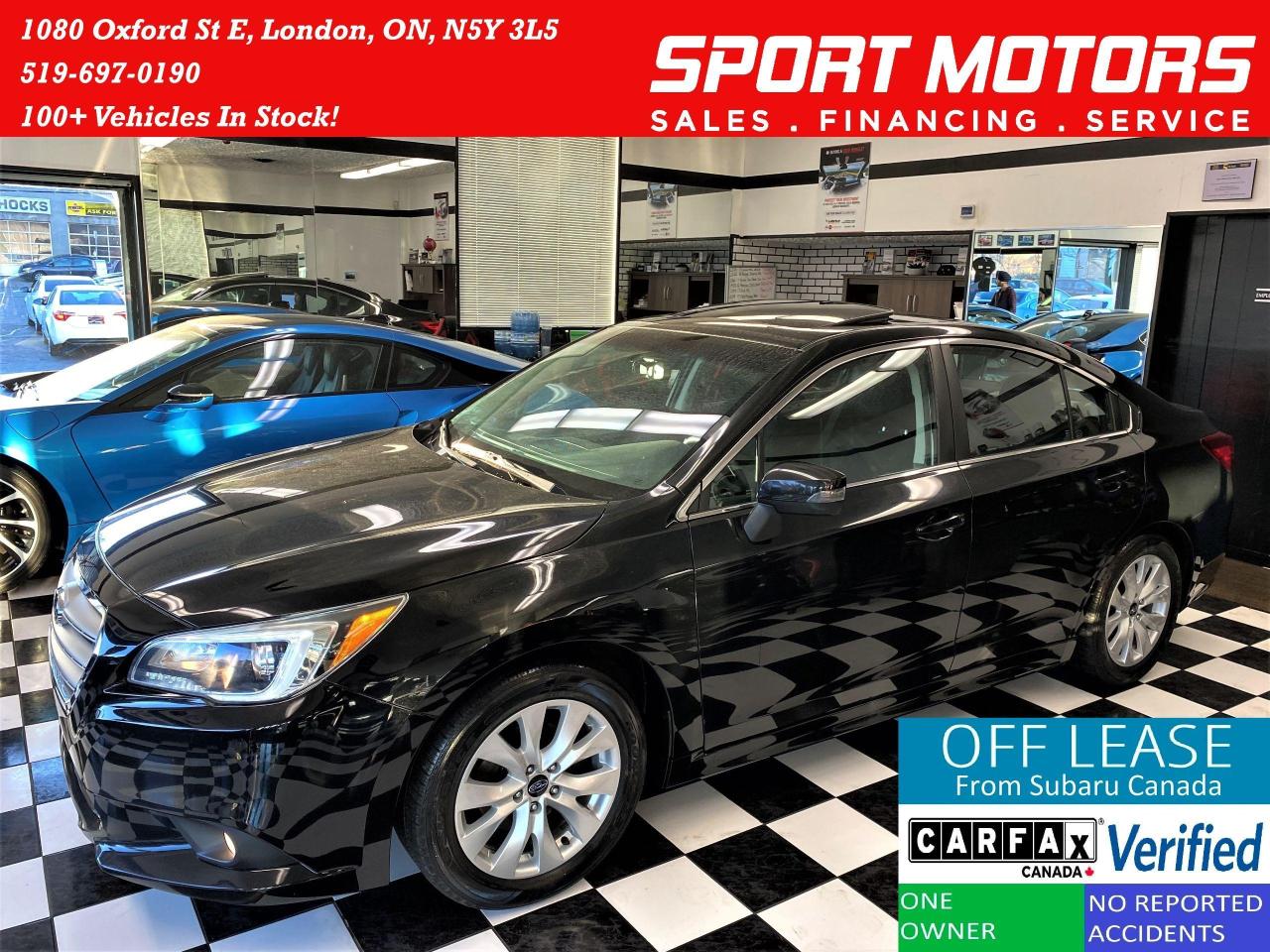 2016 Subaru Legacy 2.5i w/Touring AWD+Roof+Blind Spot+Accident Free