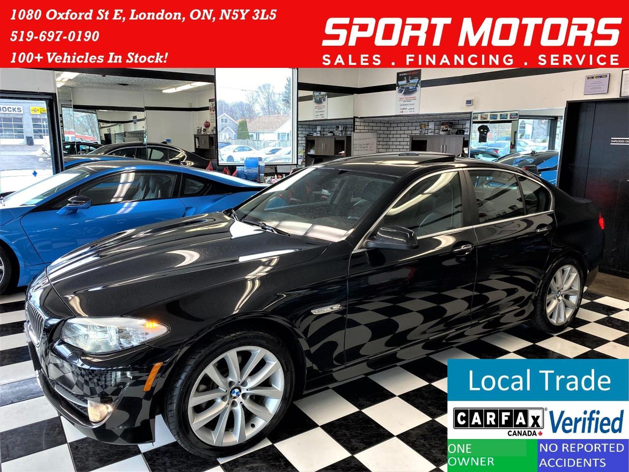2013 BMW 5 Series 535i xDrive+New Tires+Xenons+Roof+ACCIDENT FREE
