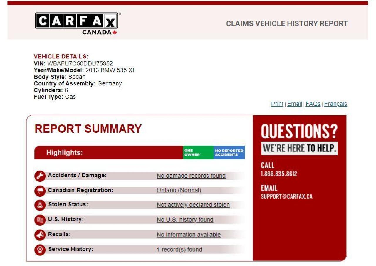 2013 BMW 5 Series 535i xDrive+New Tires+Xenons+Roof+ACCIDENT FREE Photo85