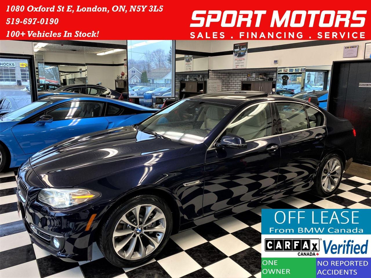 2016 BMW 5 Series 528i xDrive TECH+New Brakes+360 CAM+ACCIDENT FREE