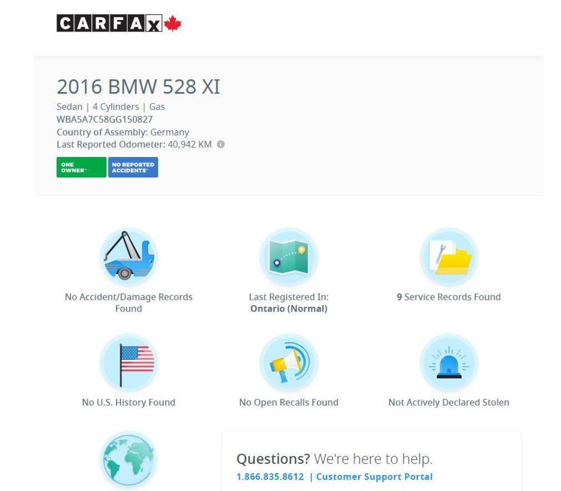 2016 BMW 5 Series 528i xDrive TECH+New Brakes+360 CAM+ACCIDENT FREE - Photo #12