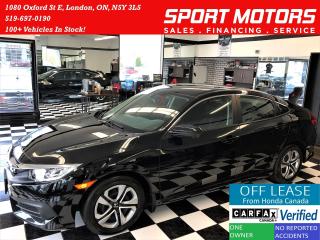 Used 2017 Honda Civic LX+ApplePlay+Camera+New Brakes+ACCIDENT FREE for sale in London, ON