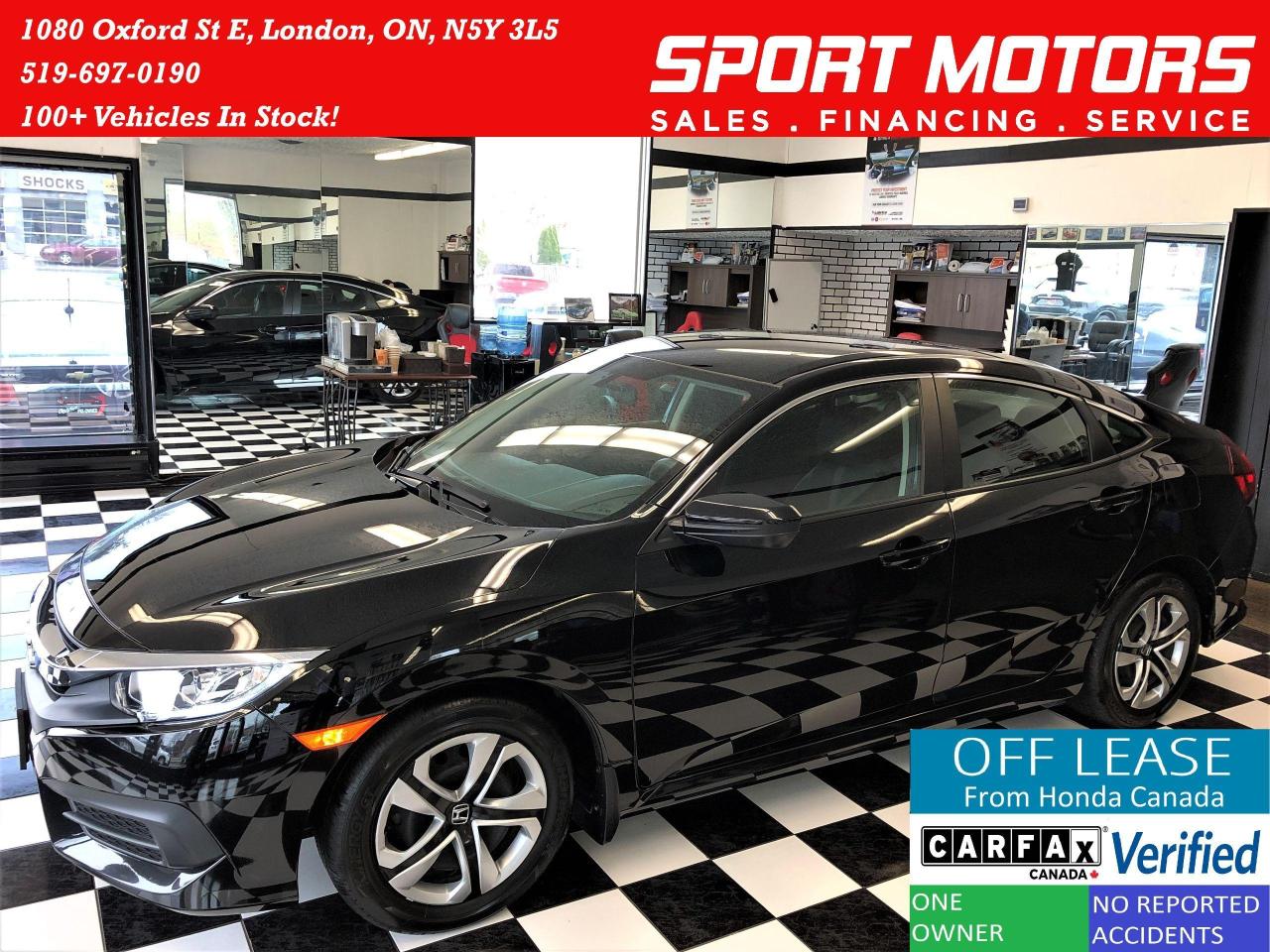 2017 Honda Civic LX+ApplePlay+Camera+New Brakes+ACCIDENT FREE