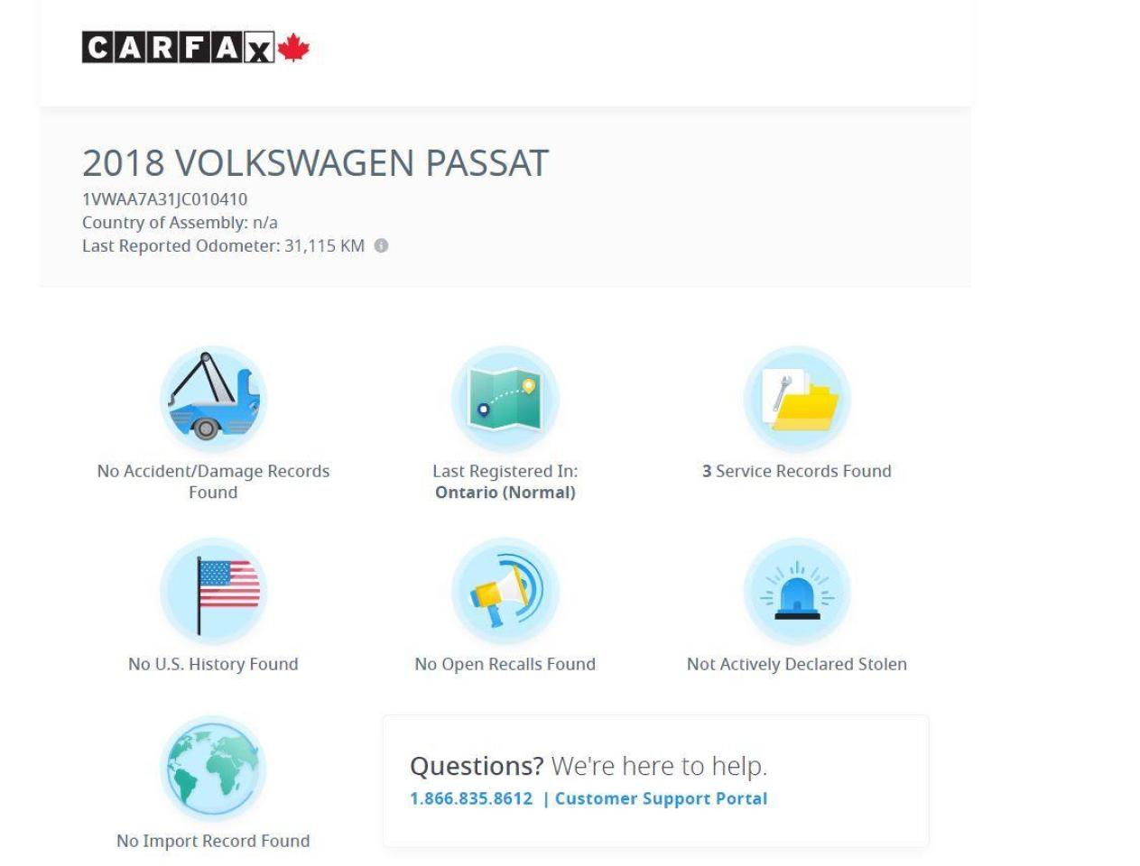 2018 Volkswagen Passat Trendline+Apple Play+New Tires+ACCIDENT FREE - Photo #12