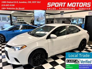 Used 2014 Toyota Corolla CE+New Tires+A/C+Bluetooth+ACCIDENT FREE for sale in London, ON