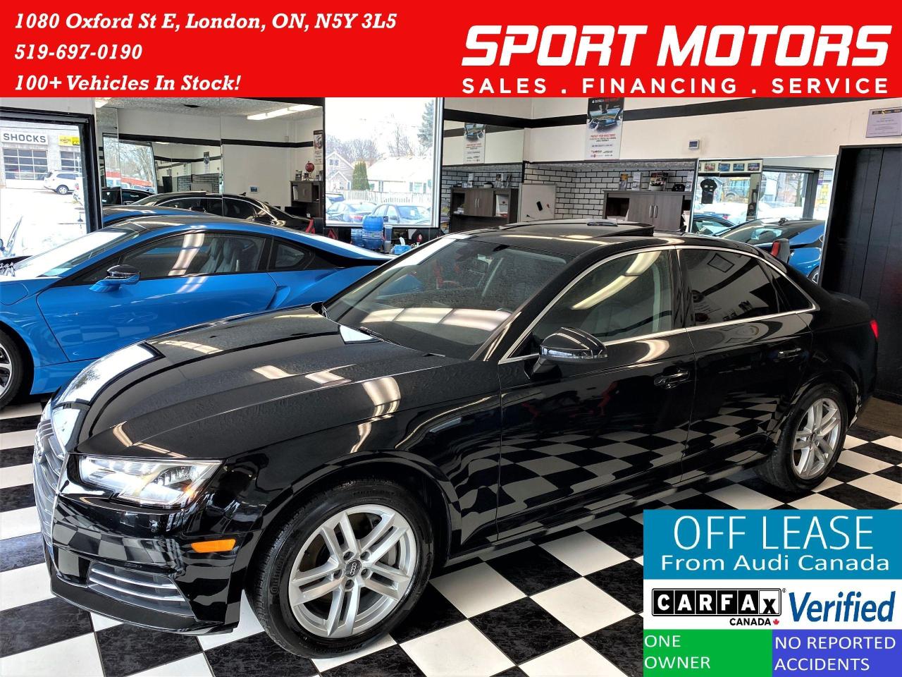 2017 Audi A4 Quattro+Apple Play+Roof+Xenons+ACCIDENT FREE