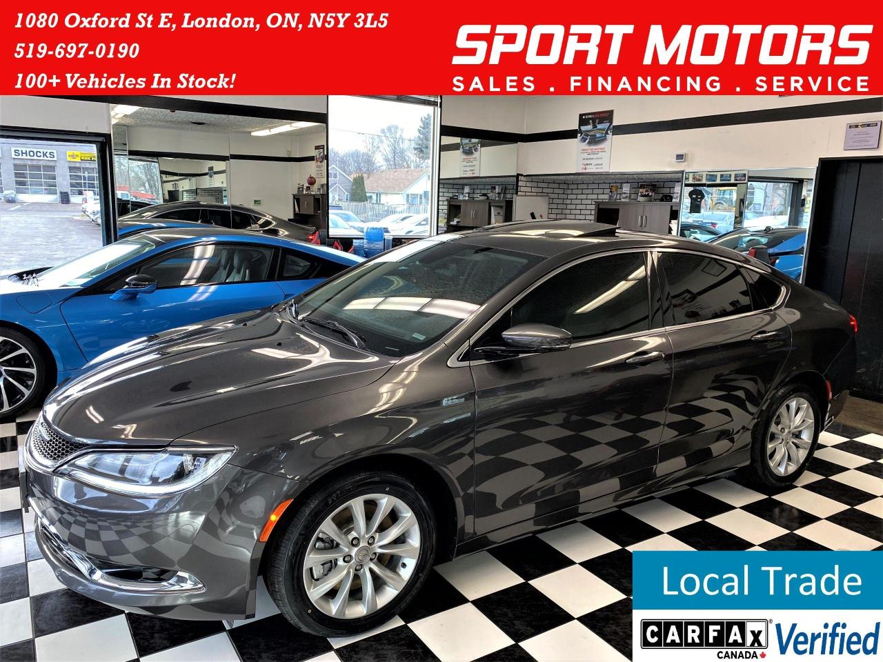 2015 Chrysler 200 C V6+GPS+Pano Roof+Remote Start+New Tires & Brakes