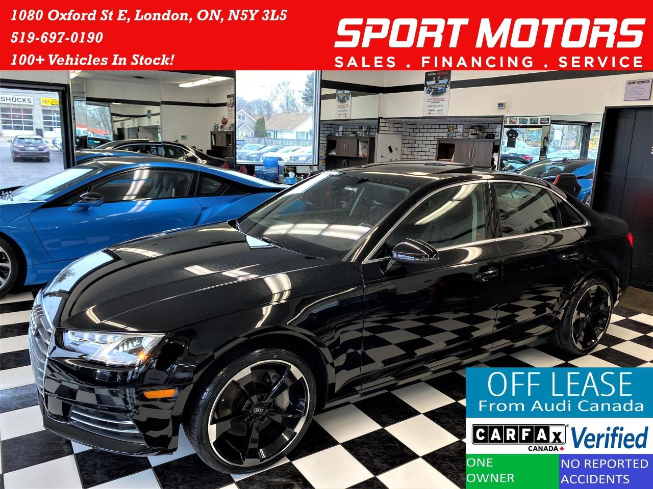 2017 Audi A4 Quattro+Apple Play+Roof+Xenons+ACCIDENT FREE