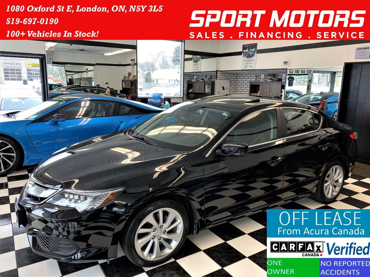 2018 Acura ILX TECH+LED Lights+Sunroof+Lane Keep+ACCIDENT FREE - Photo #1