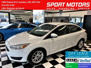 Used 2017 Ford Focus SE+Heated Seats & Steering+Camera+ACCIDENT FREE for sale in London, ON