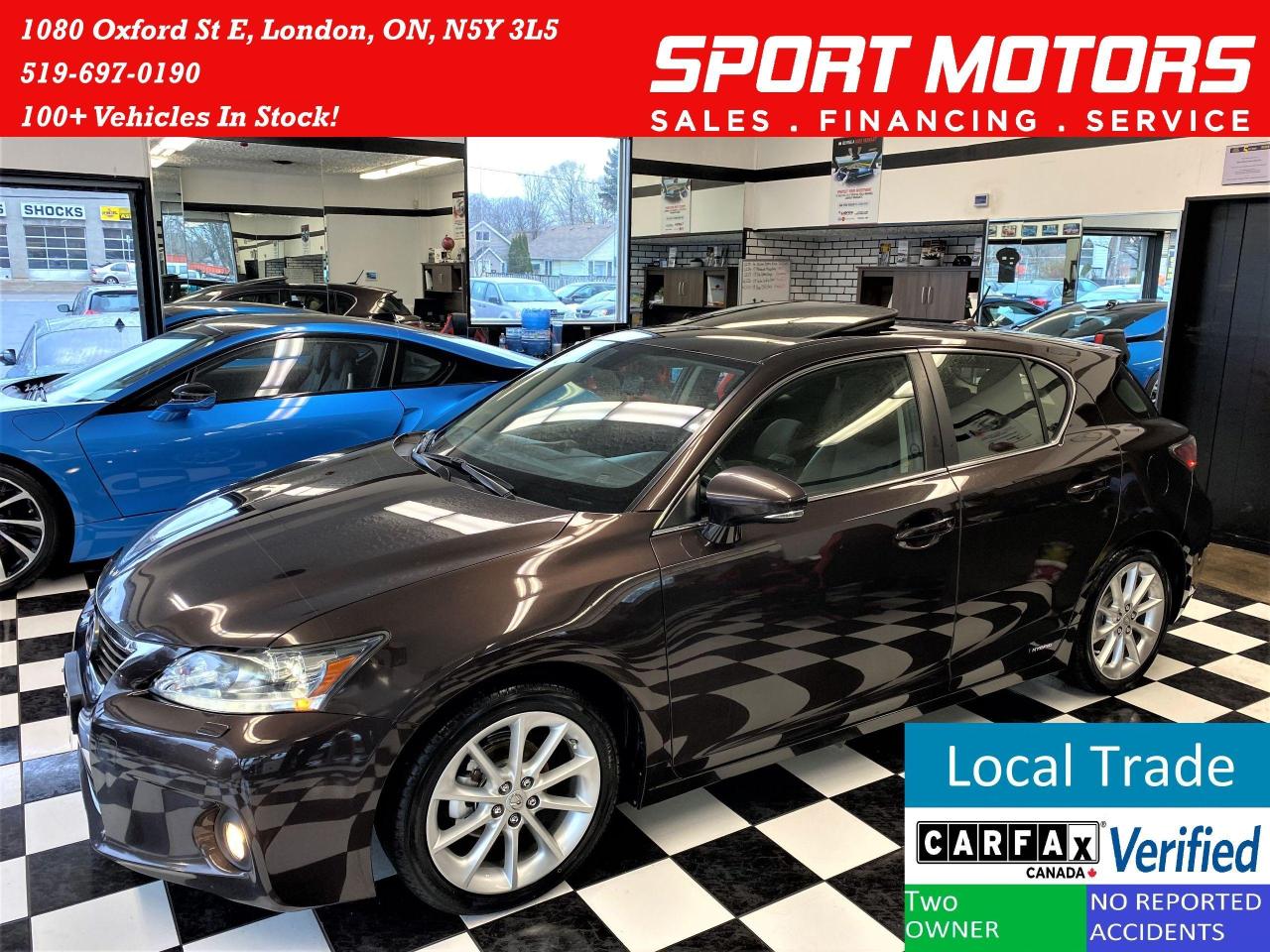 2011 Lexus CT 200h CT200H+Roof+Camera+New Tires+Brakes+ACCIDENT FREE - Photo #1