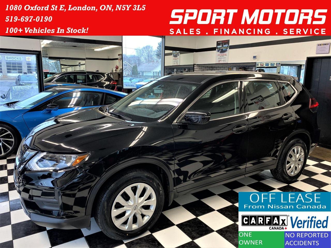 2018 Nissan Rogue S+Apple Play+Blind Spot+Camera+ACCIDENT FREE